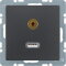 Berker Steckdose M33315396086 anthrazi