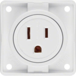 Berker SCHUKO-Steckdose M3862632502 NEMA polarweiss matt