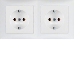 Berker SCHUKO-Steckdose M347209909 polarweiss matt