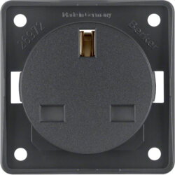 Berker Steckdose M3962622505 anthrazit matt British