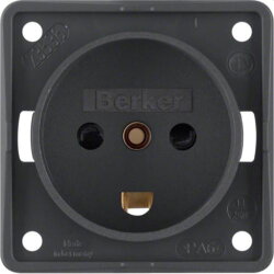 Berker Steckdose M3962722505 anthrazit matt Daenemark