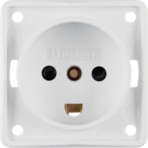 Berker Steckdose M3962722502 polarweiss matt Daenemark