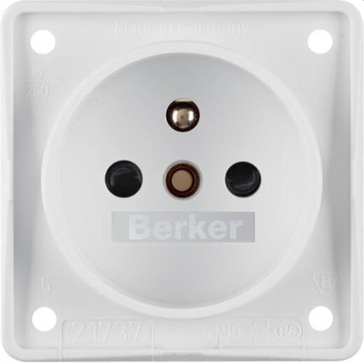 Berker Steckdose M3961952502 polarweiss matt