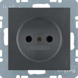 Berker Steckdose M36167331606 anthrazit matt