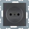 Berker Steckdose M36167331606 anthrazit matt