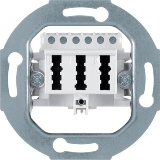 Berker Steckdose M3450009 3x6NFN polarweiss