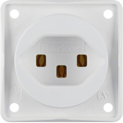 Berker Steckdose M3962592502 Schweiz polarweiss matt