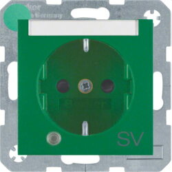 Berker SCHUKO-Steckdose M341101913 gruen matt