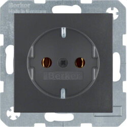 Berker SCHUKO-Steckdose M341431606 anthrazit matt