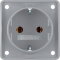 Berker SCHUKO-Steckdose M3947782506 grau matt
