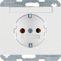Berker SCHUKO-Steckdose M347397009 polarweiss glaenzend