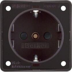 Berker SCHUKO-Steckdose M3941952501 braun matt