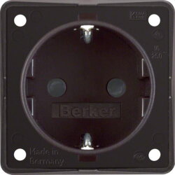 Berker SCHUKO-Steckdose M3947792501 braun matt