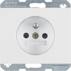 Berker Steckdose M36768757009 polarweiss glaenzend