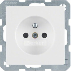 Berker Steckdose M36768766089 polarweiss samt