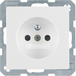 Berker Steckdose M36765766089 polarweiss samt
