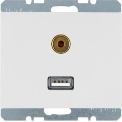 Berker Steckdose M33315397009 K1 polarweiss glaenzend