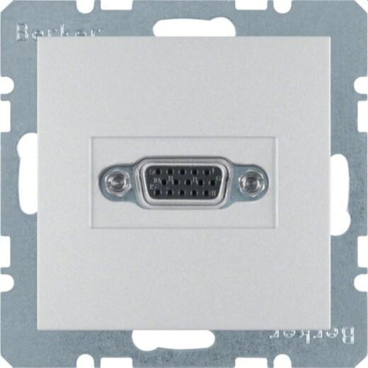 Berker Steckdose M33315401404 alu matt