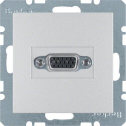 Berker Steckdose M33315401404 alu matt