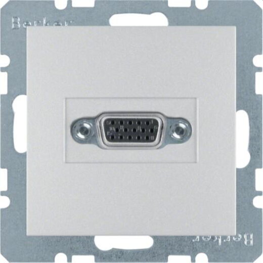 Berker Steckdose M33315411404 alu matt