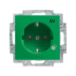 Busch-Jaeger 20 EUCBL-13-914 eBs gruen SCHUKO-Steckdose