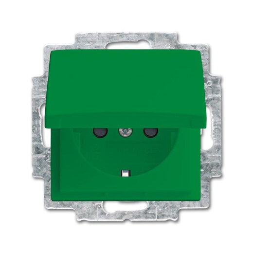 Busch-Jaeger 20 EUKB-13-914 eBs gruen SCHUKO-Steckdose