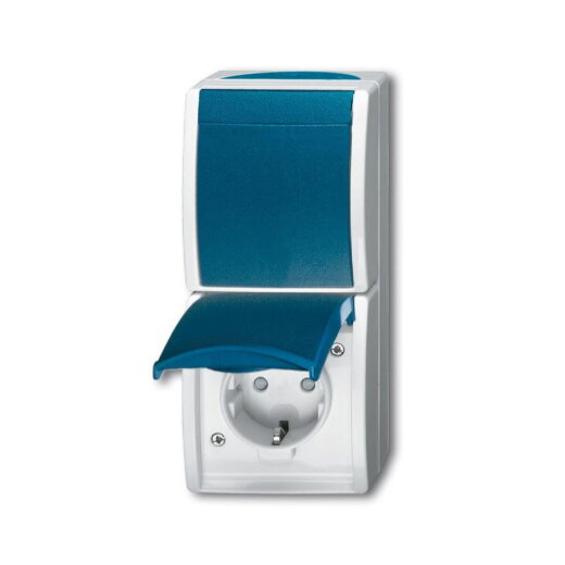 Busch-Jaeger 2601/6/20 EBW-53 Steckdose/Wippschalter Kombination