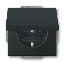 Busch-Jaeger 20 EUK-885 Klappdeckel SCHUKO-Steckdose