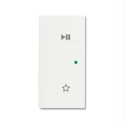 Busch-Jaeger Wippe 6237-21-884 2fach, weiß matt