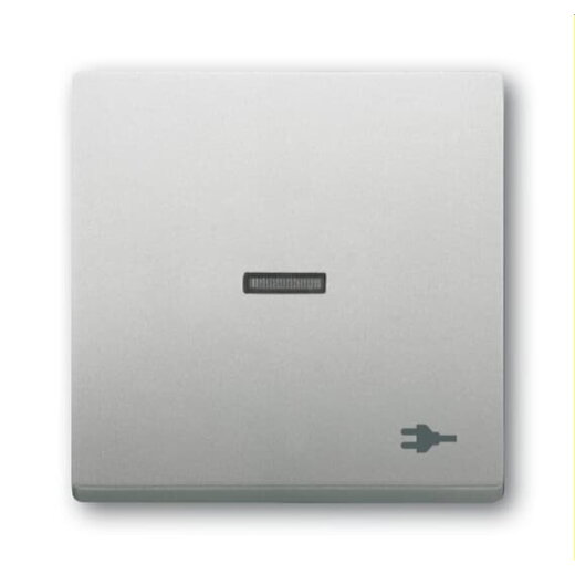 Busch-Jaeger Wippe 1789 ST-866 mit Symbol Stecker, edelstahl