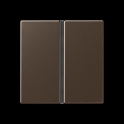 Jung Tastensatz 2fach, F40, Serie A, mokka A402TSAMO