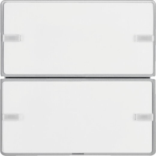 Berker Tastsensor 2fach Komfort KNX Q.x alu samt lackiert 80142321