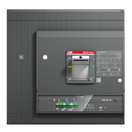 ABB Stotz-Kontakt Leistungsschalter XT6H 800 Ekip Dip LSI In 630A 4P FF