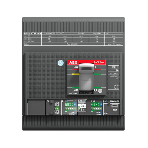 ABB Stotz-Kontakt Leistungsschalter XT2N 125 Ekip LSIG In=100A 4p F F UL/CSA