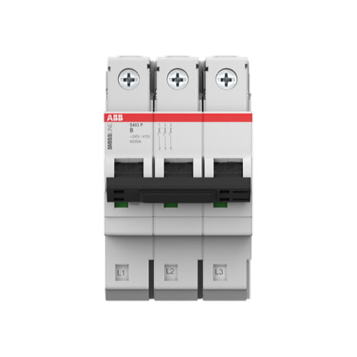 ABB Stotz-Kontakt Leitungsschutzschalter S403P-B6 B 6A 40kA 3P steckbar