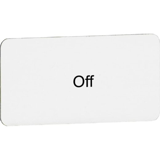 ABB Stotz-Kontakt Beschriftungsfeld MA6-1039 Beschriftungsschild