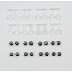 Ritto Tastensatz Audio ohne Symbol schwarz