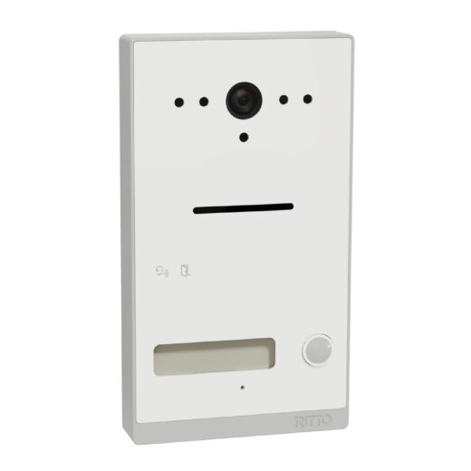 Ritto Video-Türstation Listo Twinbus IP 1 Taste silber weiß AP