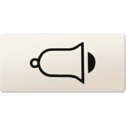 Merten Symbol 395800 rechteckig weiss/Klingel