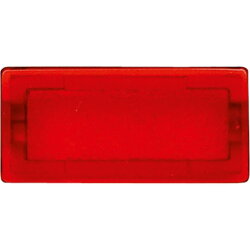 Merten Symbol 395900 rechteckig rot-transp./neutral