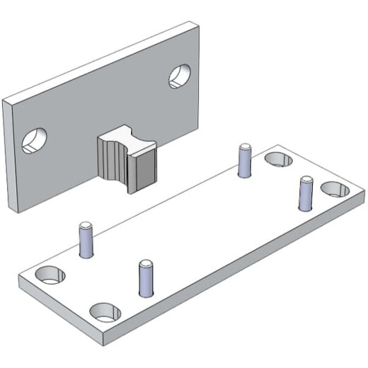 ABB Stotz-Kontakt Beschlagsatz DALTON BRACKET 1