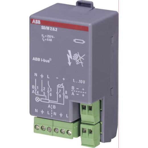 ABB Stotz-Kontakt Schalt-/Dimmaktormodul SD/M 2.6.2 2fach 6A