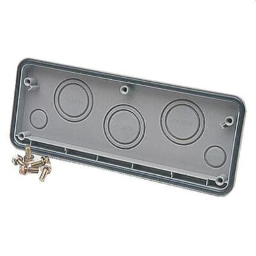 ABB Striebel & John AFK302M Flansch 300mm, 9x25/20 RAL7035, metrische Vorprägungen