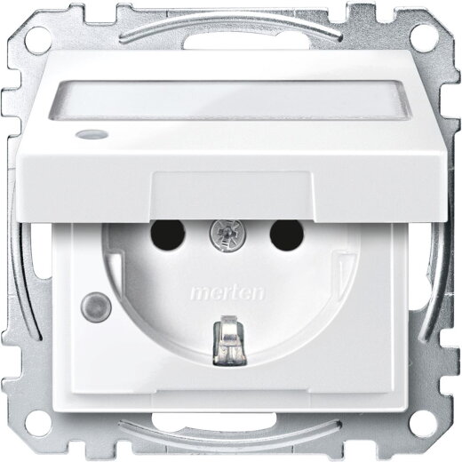 Merten Steckdose SCHUKO MEG2313-0319 polarweiss glänzend