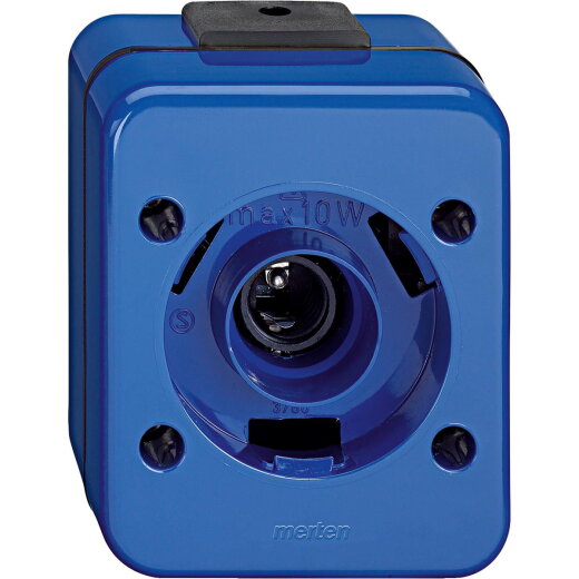 Merten Lichtsignal 378075 E14 blau SCHLAGFEST