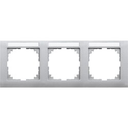 Merten M-Pure-Rahmen 3fach Beschriftungst waagerechte...