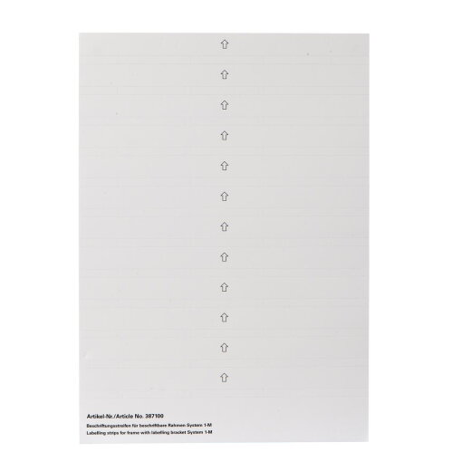 Merten Beschriftungsstreifen 387100 polarweiss