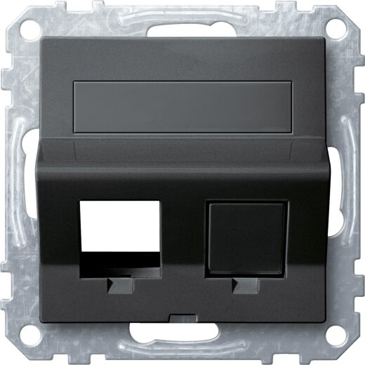 Merten Schrägauslass MEG4568-0414 2fach anthrazit