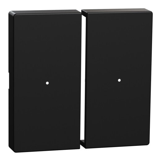 Merten Wippe Taster-Modul 2fach schwarz matt System M