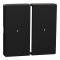 Merten Wippe Taster-Modul 2fach schwarz matt System M
